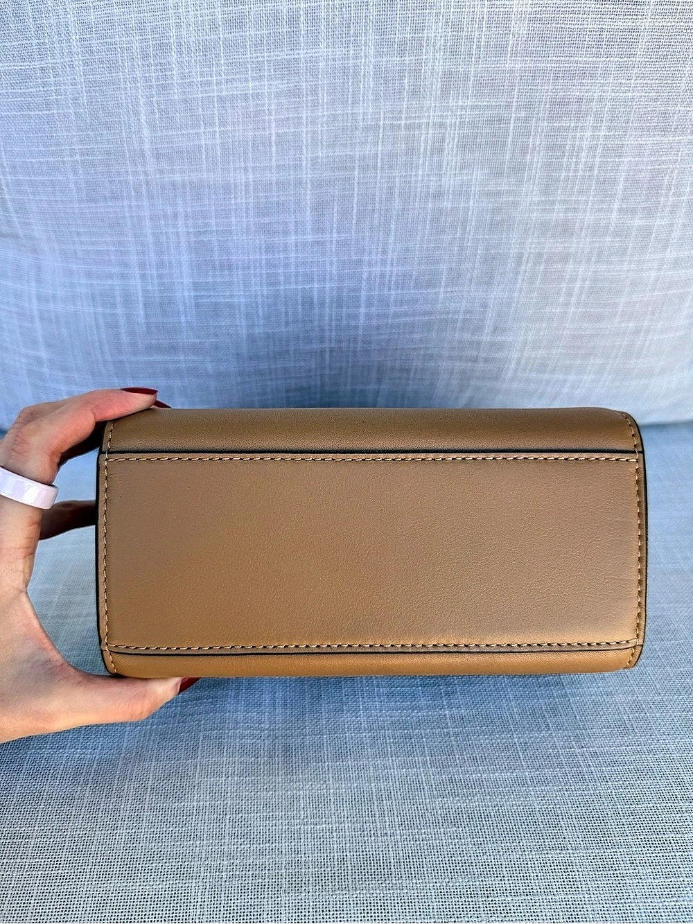Tory Burch Lee Radziwill Petite Double Bag Brown - Picture 6 of 7